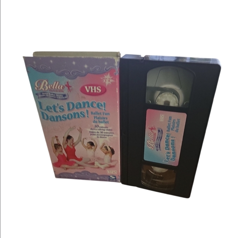 Abella Let's Dance! VHS - Pink and Blue
